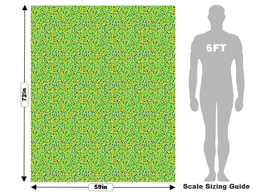 Chartreuse Liquor Pixel Vehicle Wrap Scale~Rwraps Series 914 Chartreuse Liquor Pixel Measurements~1