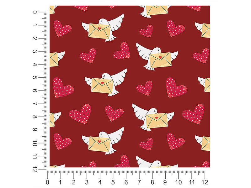 chaste love bird 1ft x 1ft Craft Sheets