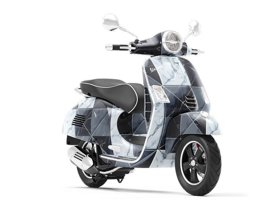 Checkerboard Deviations Tile Vespa Scooter Wrap Film