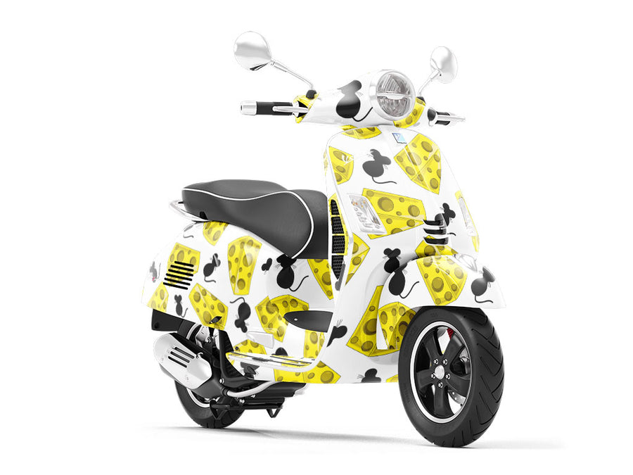 Cheesy Desires Rodent Vespa Scooter Wrap Film