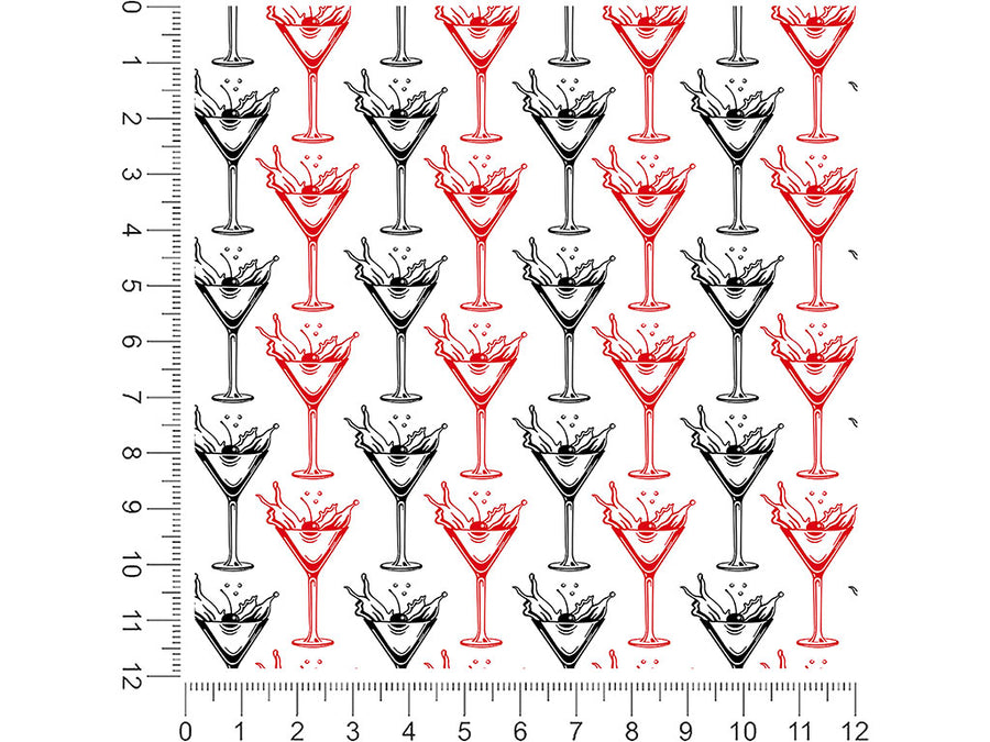 cherry splash alcohol 1ft x 1ft Craft Sheets