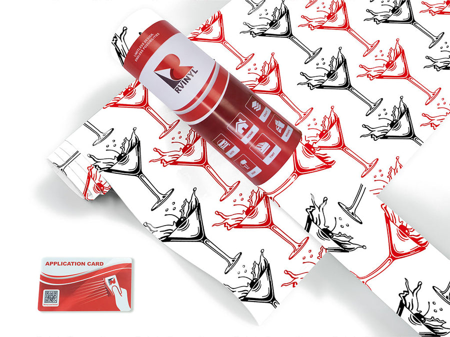 cherry splash alcohol Craft Vinyl Roll