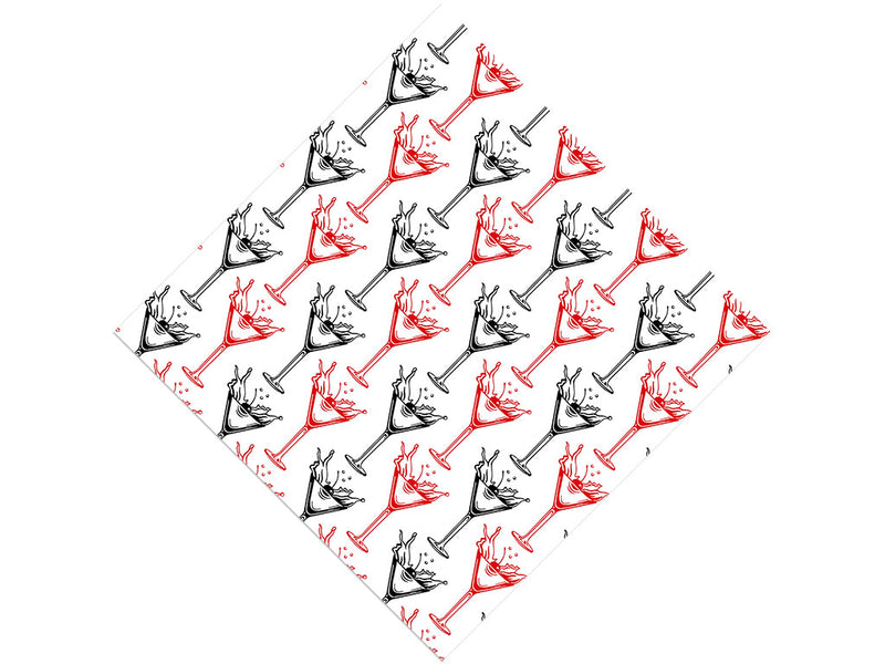 Cherry Splash Alcohol Vinyl Wrap Pattern