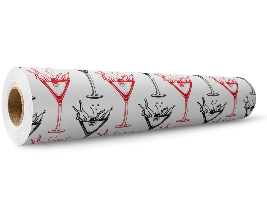 Cherry Splash Alcohol Wrap Film Wholesale Roll~Rwraps Series 914 Digitally Printed Vinyl Roll~5