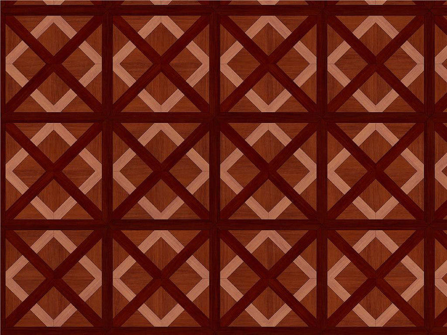 Cherry Stain Wooden Parquet Vinyl Wrap Pattern~Rwraps Series 914 Digitally Printed Vinyl Wrap~0