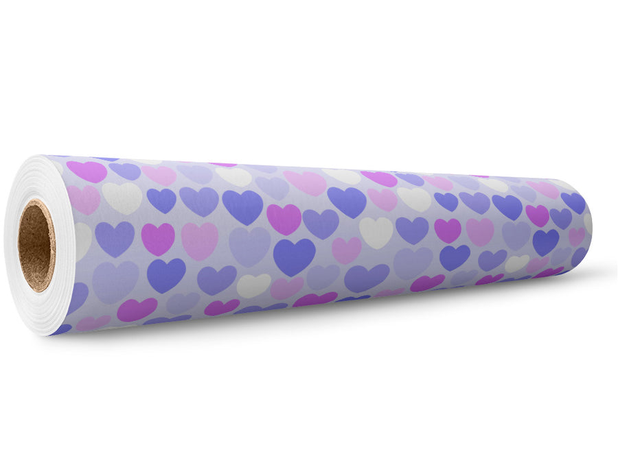 Chest Bubbles Heart Wrap Film Wholesale Roll~Rwraps Series 914 Digitally Printed Vinyl Roll~5