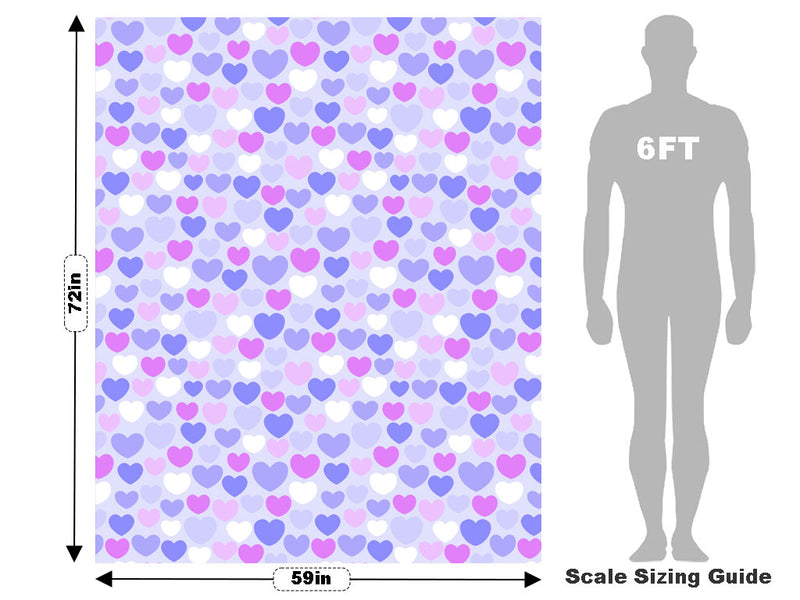 Chest Bubbles Heart Vehicle Wrap Scale~Rwraps Series 914 Chest Bubbles Heart Measurements~1