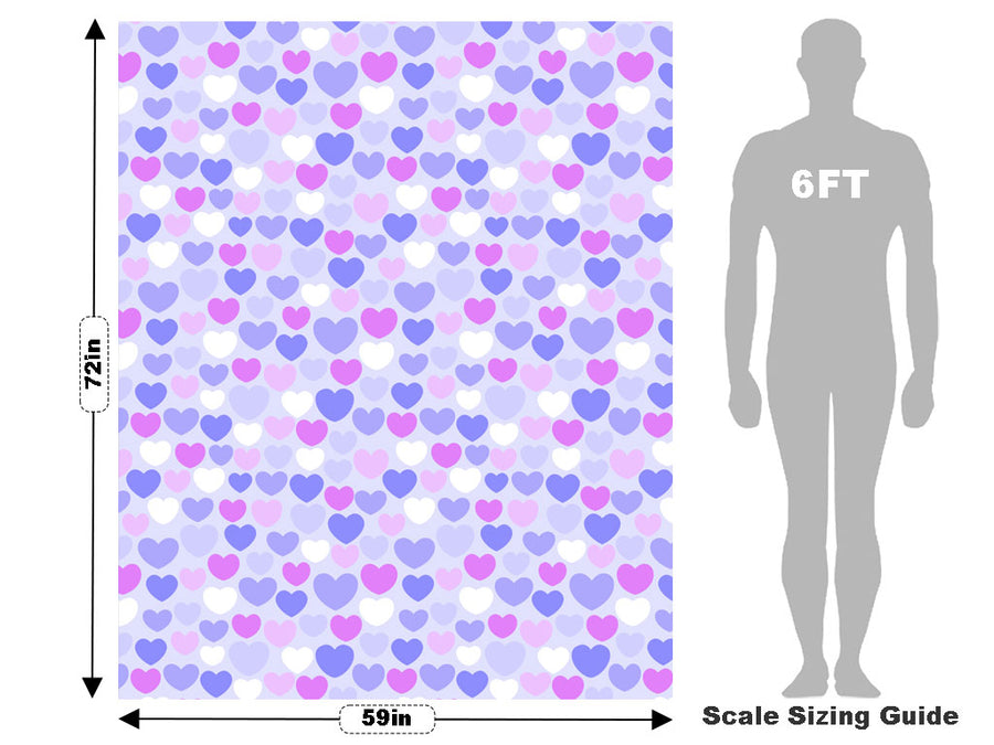 Chest Bubbles Heart Vehicle Wrap Scale~Rwraps Series 914 Chest Bubbles Heart Measurements~1