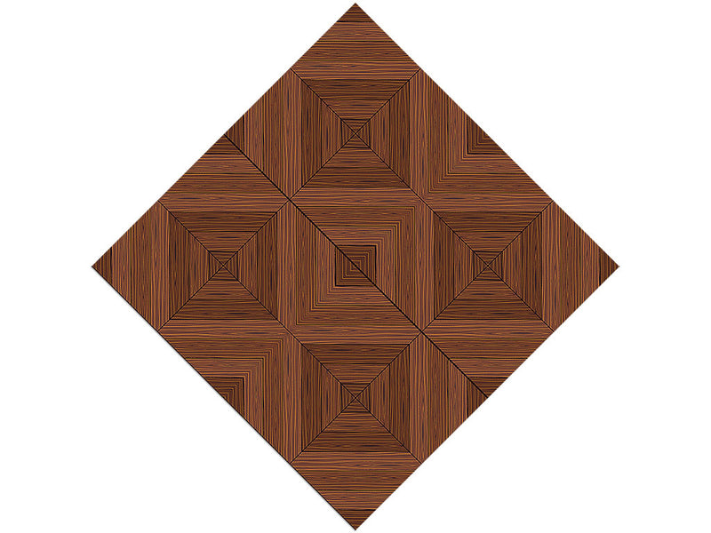 Chestnut Diamonds Wooden Parquet Vinyl Wrap Pattern