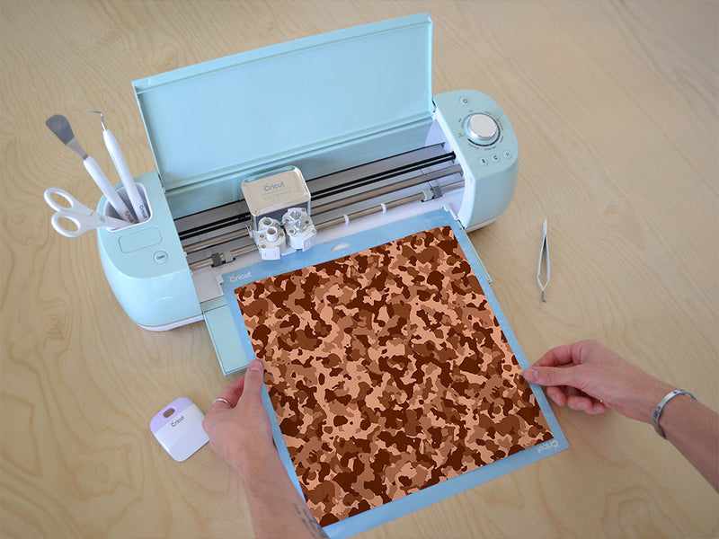 chestnut multicam camouflage Cricut Compatible Vinyl