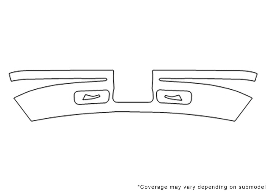 astro Avery Dennison Clear Bra Bumper Precut PPF Diagram