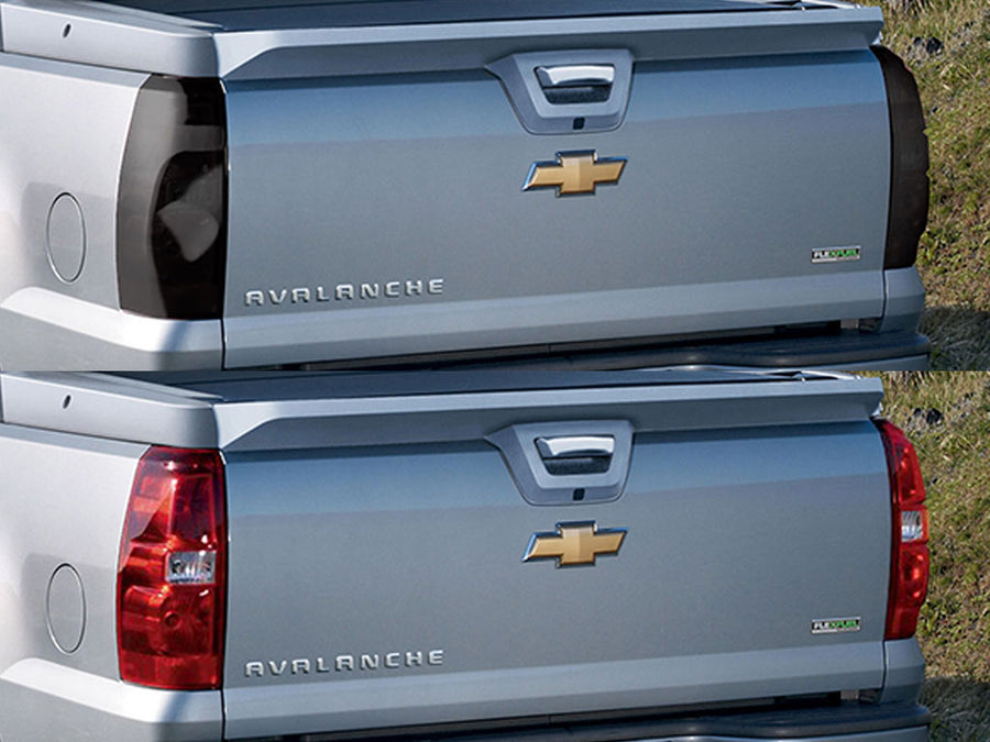 avalanche Before and After Smoked Taillights