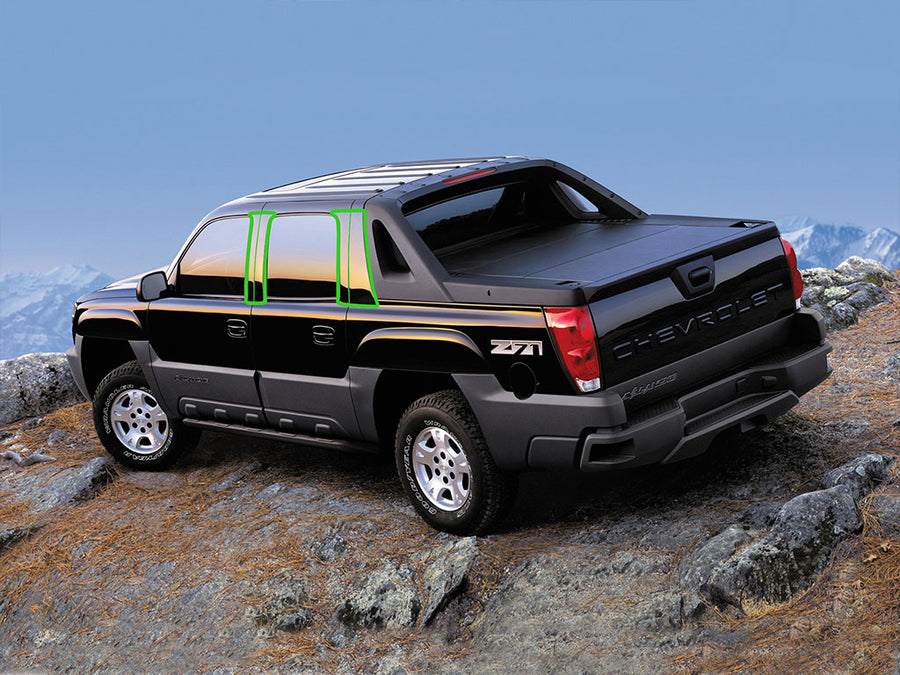 chevrolet avalanche 2007-2013 Pillar Post Trim Installation Location
