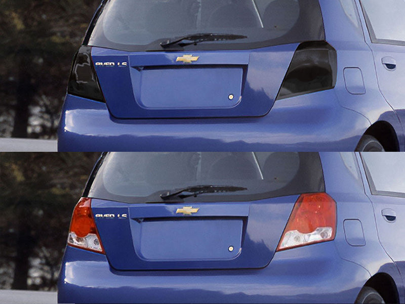 aveo5 Before and After Smoked Taillights