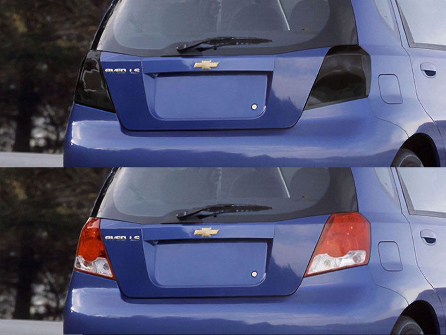aveo5 Before and After Smoked Taillights