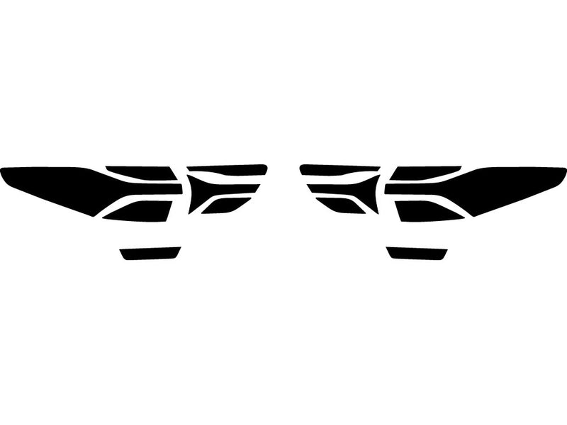 blazer Precut Tail Light Tint Diagram