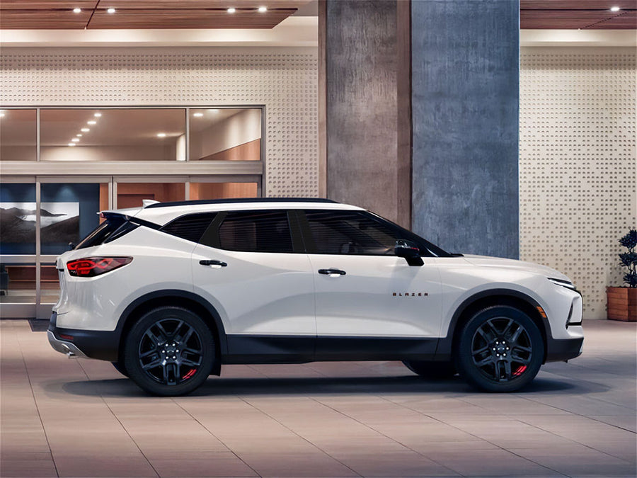 chevrolet blazer 2019-2023 Piano Black Pillar Trim