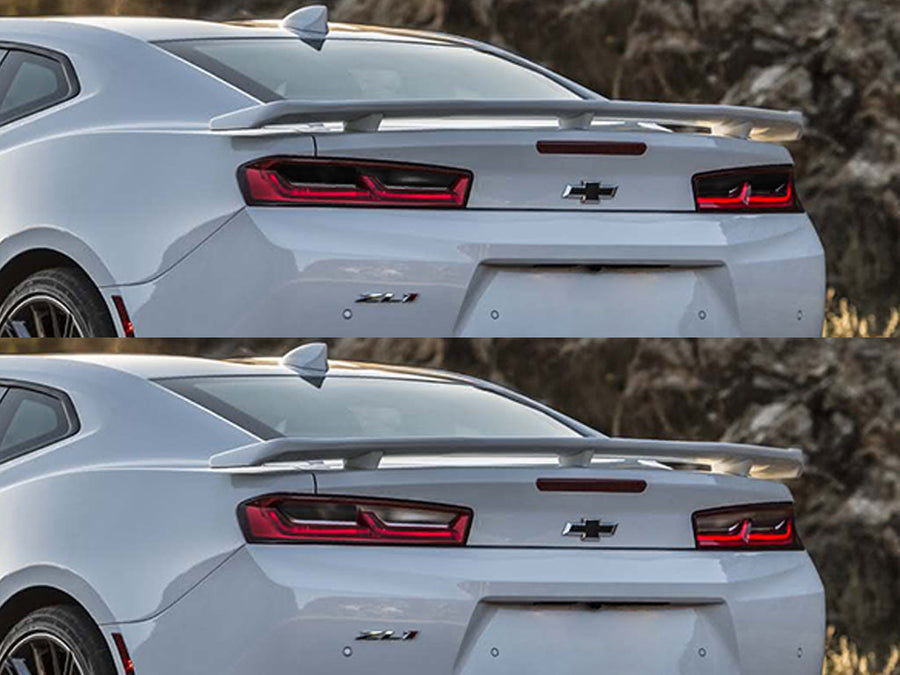camaro Before and After Smoked Taillights