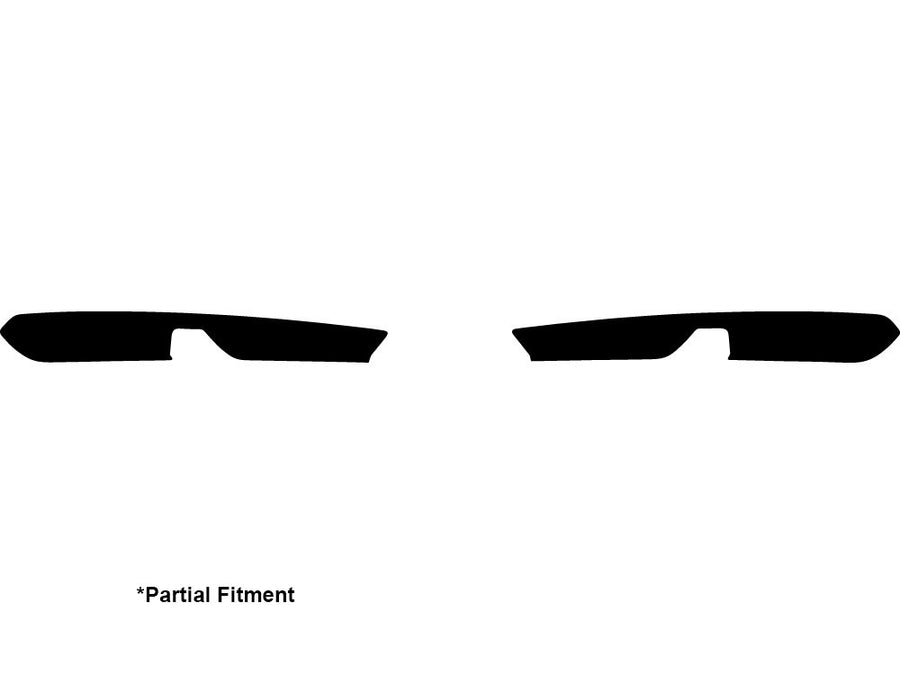 camaro Precut Tail Light Tint Diagram