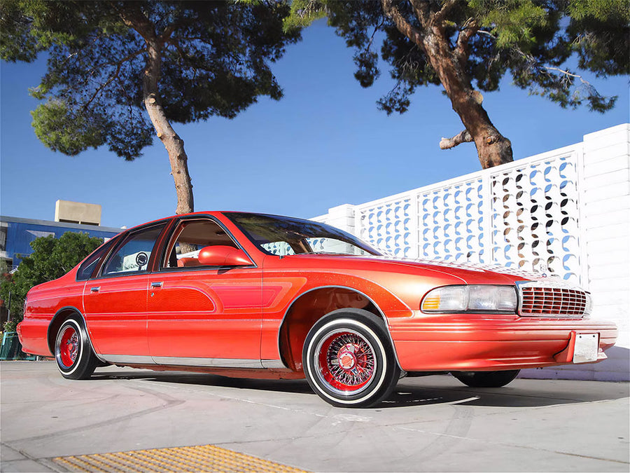 chevrolet caprice 1991-1996 (sedan) Matte Black Pillar Trim