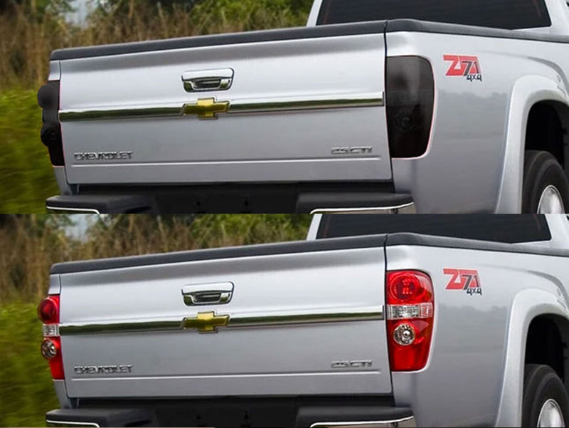 colorado Before and After Smoked Taillights