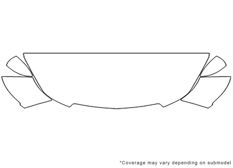 cruze Avery Dennison Clear Bra Hood Precut PPF Diagram