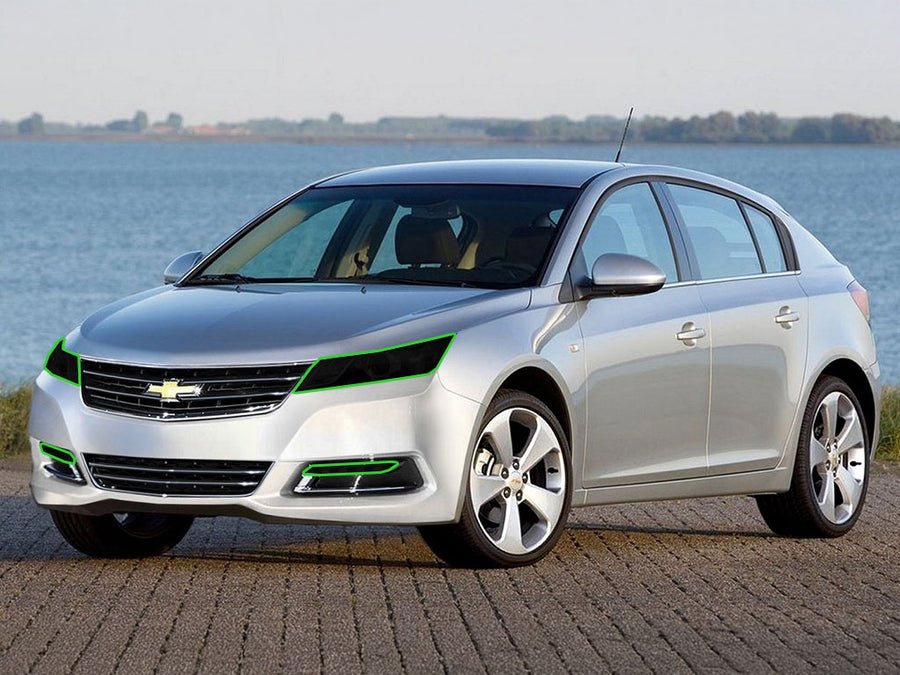 chevrolet cruze 2011-2015 Headlight Tint Location
