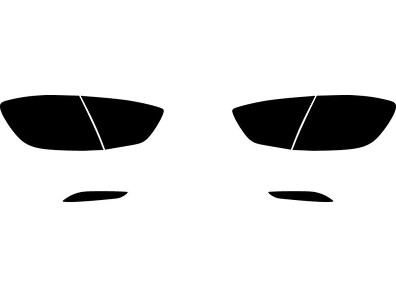 cruze (sedan) Precut Tail Light Tint Diagram