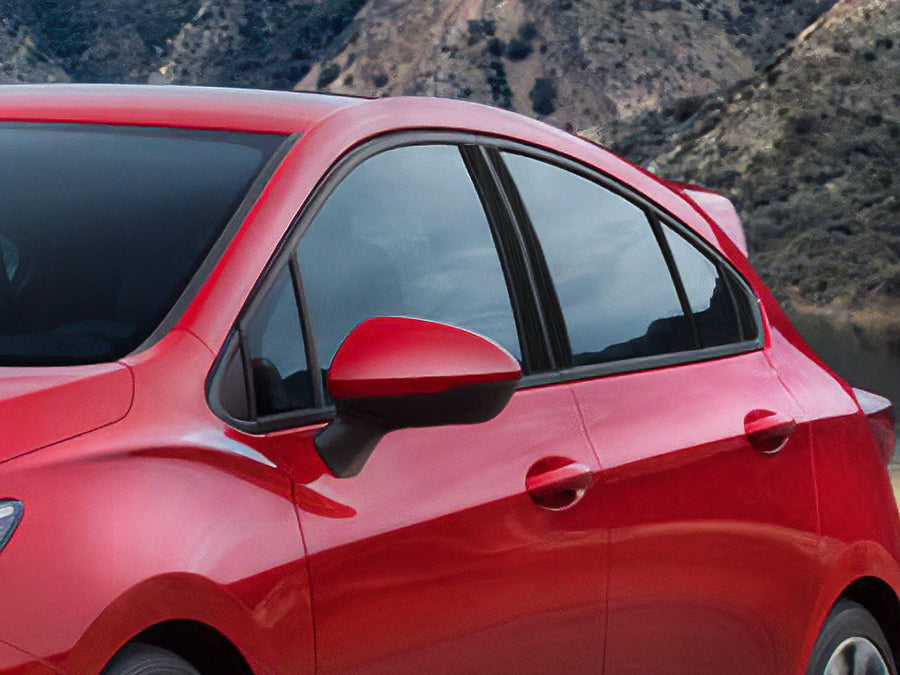 chevrolet cruze 2016-2019 Brushed Aluminum Black Pillar Cover Diagram