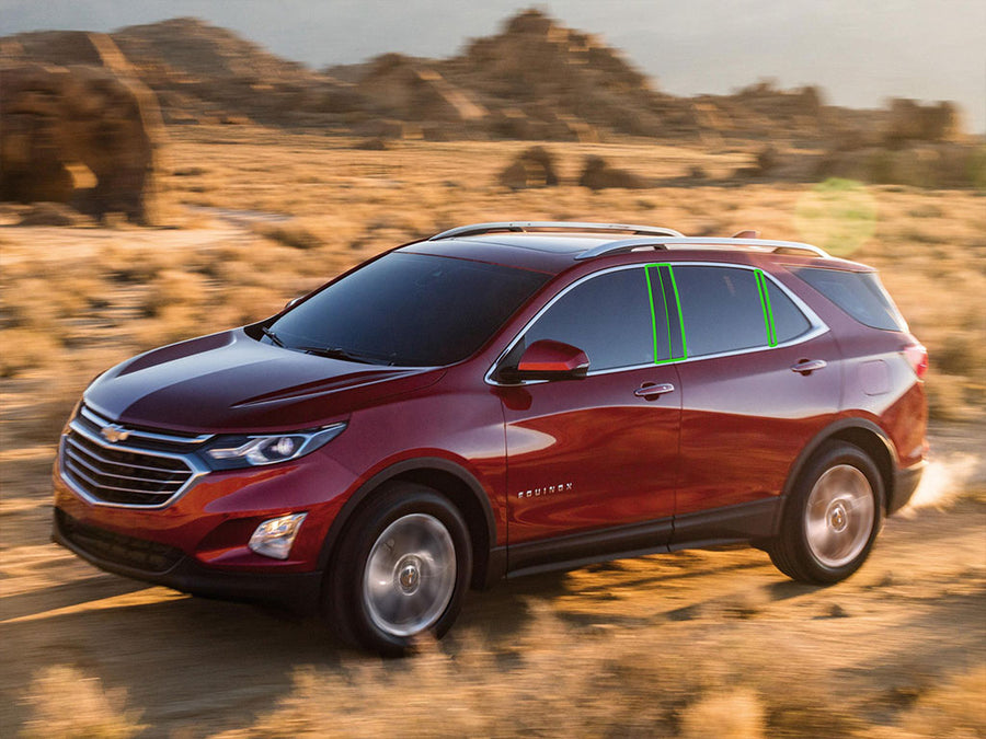 chevrolet equinox 2010-2017 Pillar Post Trim Installation Location
