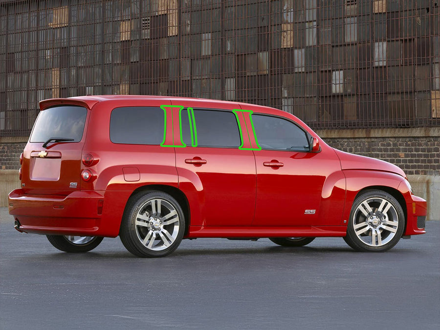 chevrolet hhr 2006-2010 Pillar Post Trim Installation Location
