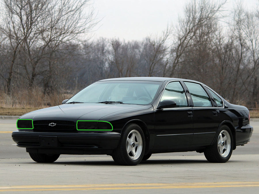 chevrolet impala 1994-1996 Headlight Tint Location