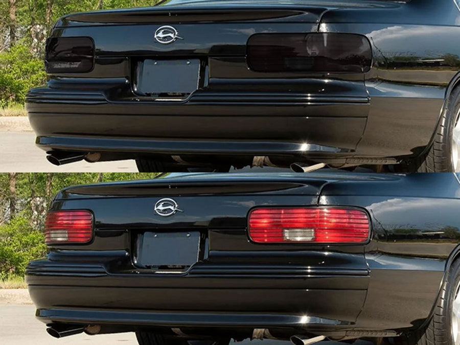 impala Before and After Smoked Taillights