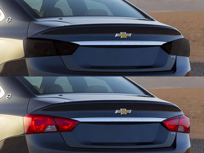 impala Before and After Smoked Taillights