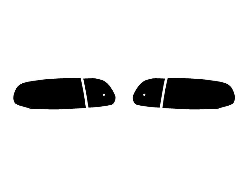 malibu Precut Tail Light Tint Diagram