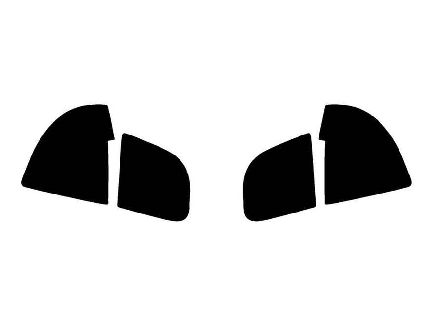 malibu Precut Tail Light Tint Diagram