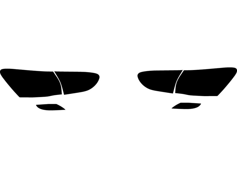 malibu Precut Tail Light Tint Diagram