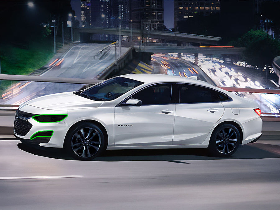 chevrolet malibu 2019-2025 Headlight Tint Location