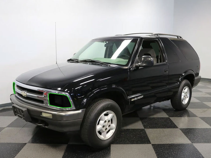 chevrolet s-10 blazer 1994-1997 Headlight Tint Location