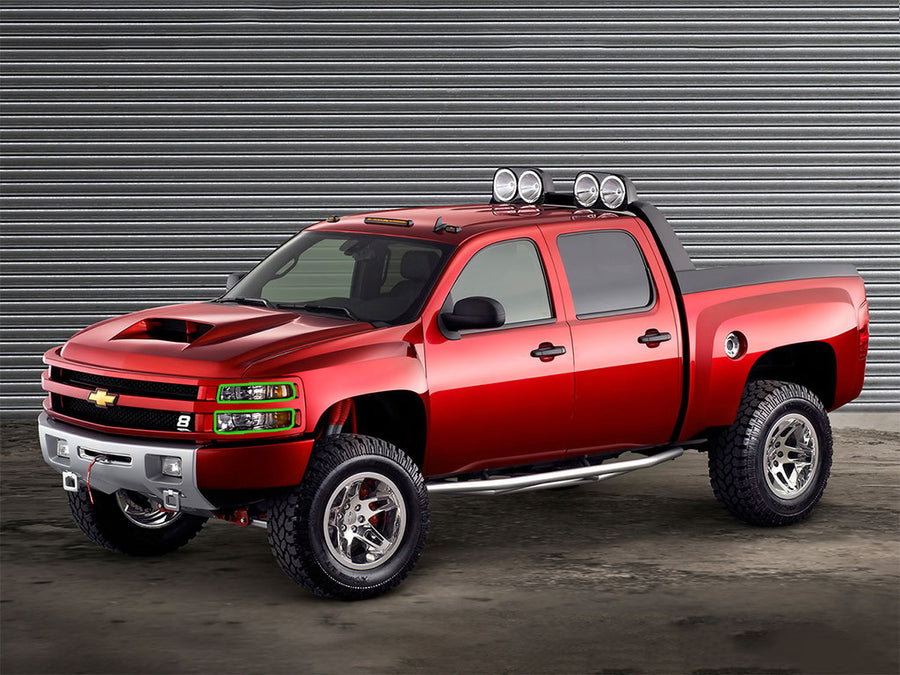 chevrolet silverado 2007-2007 (classic) Headlight Protection Installation Location