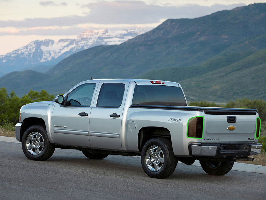 silverado Tail Light Tint Installation Points