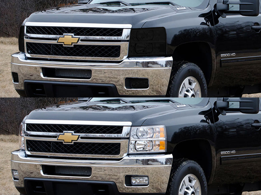 chevrolet silverado 2007-2014 (2500 / 3500) Headlight Tint Appearance