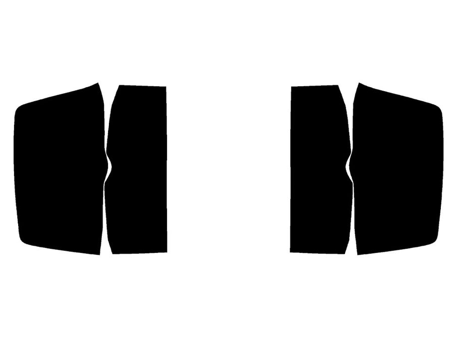 silverado Precut Tail Light Tint Diagram