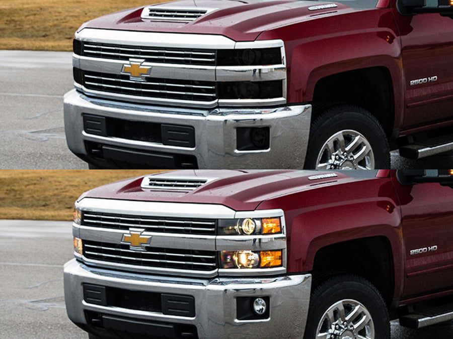 chevrolet silverado 2015-2019 (2500 / 3500) Headlight Tint Appearance