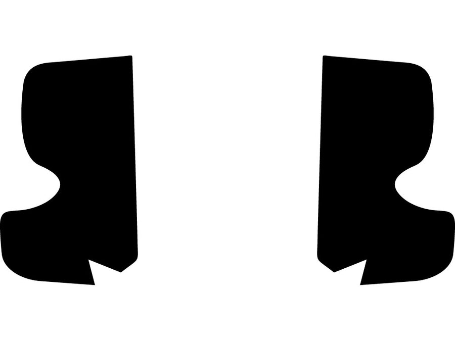silverado Precut Tail Light Tint Diagram