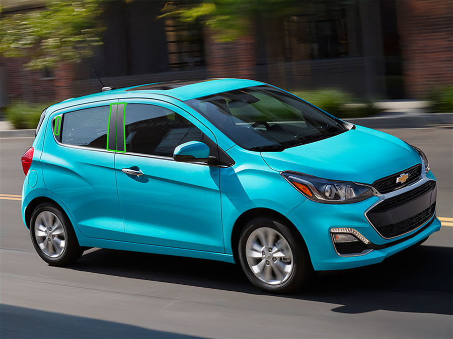 chevrolet spark 2016-2022 Pillar Post Trim Installation Location