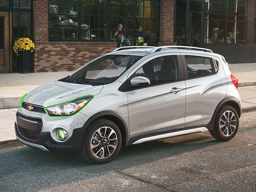 chevrolet spark 2016-2022 Headlight Protection Installation Location