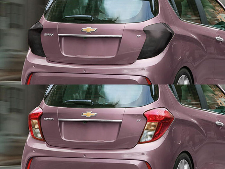 spark Before and After Smoked Taillights