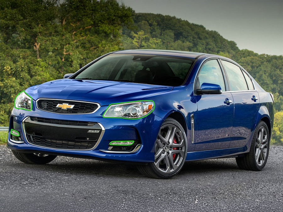 chevrolet ss 2014-2017 Headlight Protection Installation Location