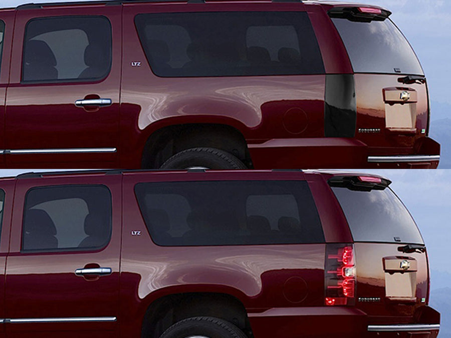 suburban Before and After Smoked Taillights
